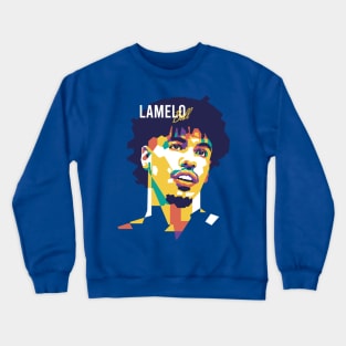 LaMelo Ball on WPAP Style Crewneck Sweatshirt